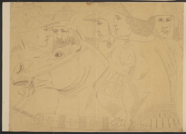 Tracing from 'Battle between Heraclius' army and Persians under Khosrau II' by Pierro Della Francesca. top image