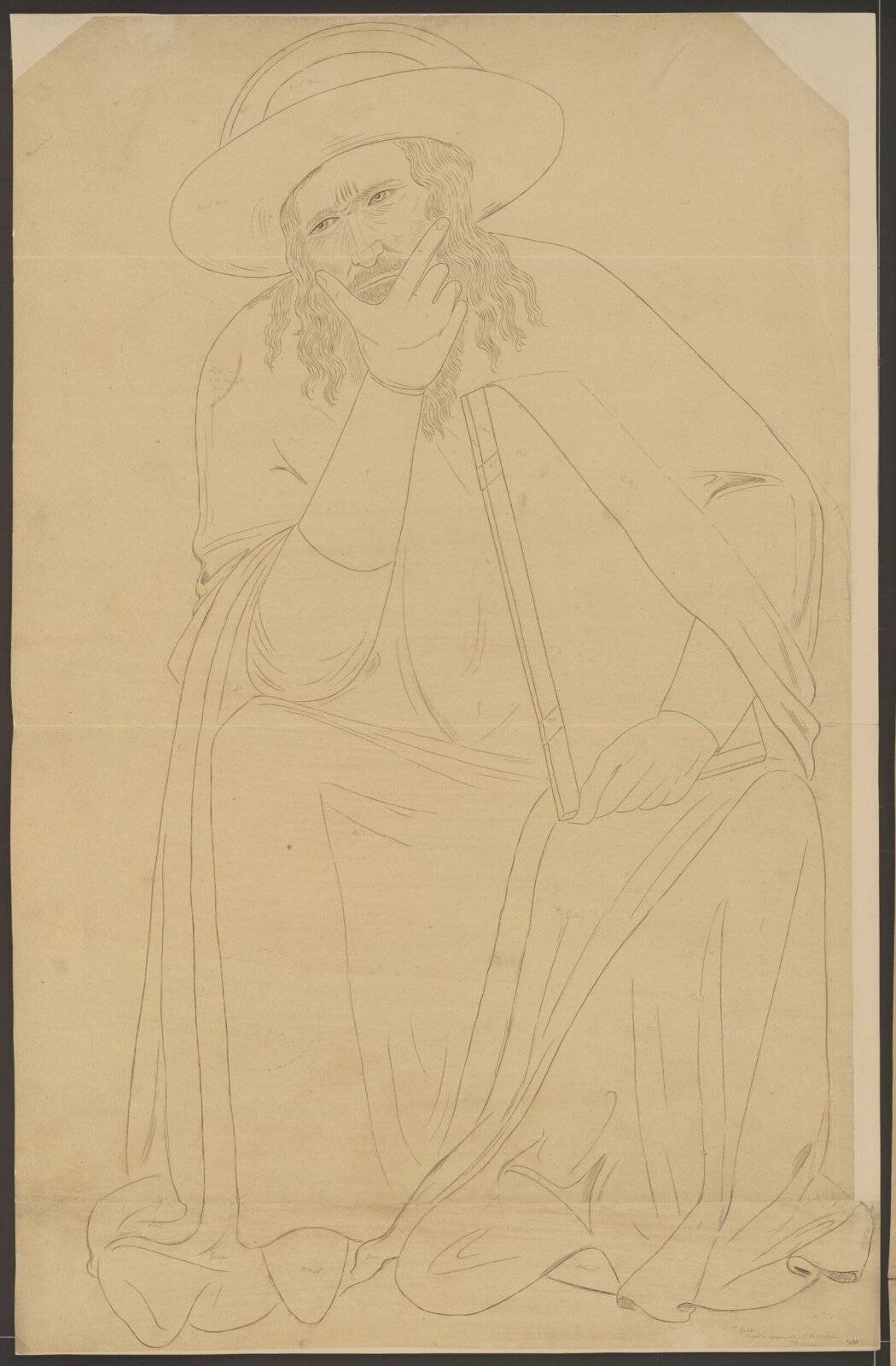 Drawing, Austen Henry Sir GCB Layard, c. 1850