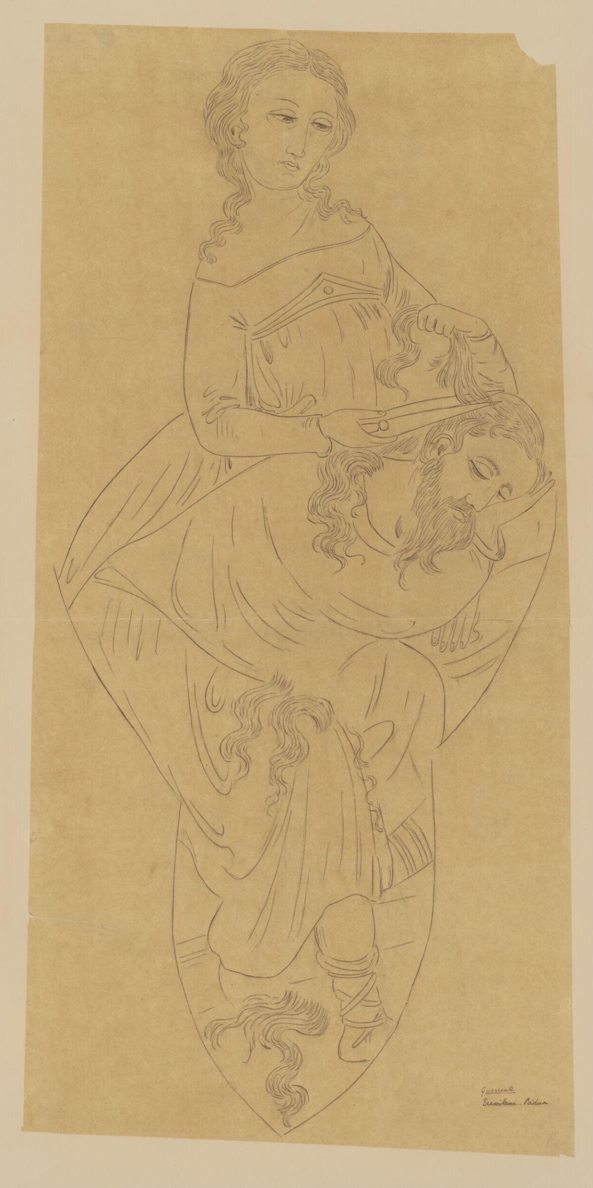 Drawing, Austen Henry GCB Layard, c.1850