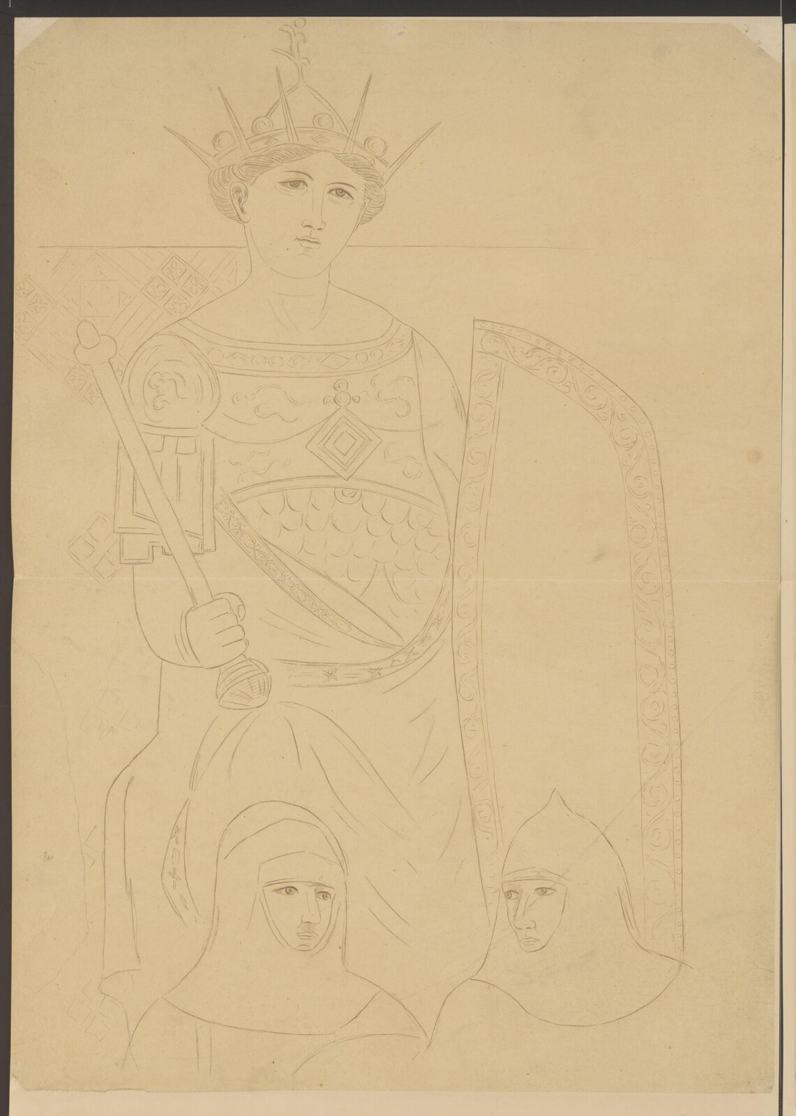 Drawing, Austen Henry Sir GCB Layard, c.1850