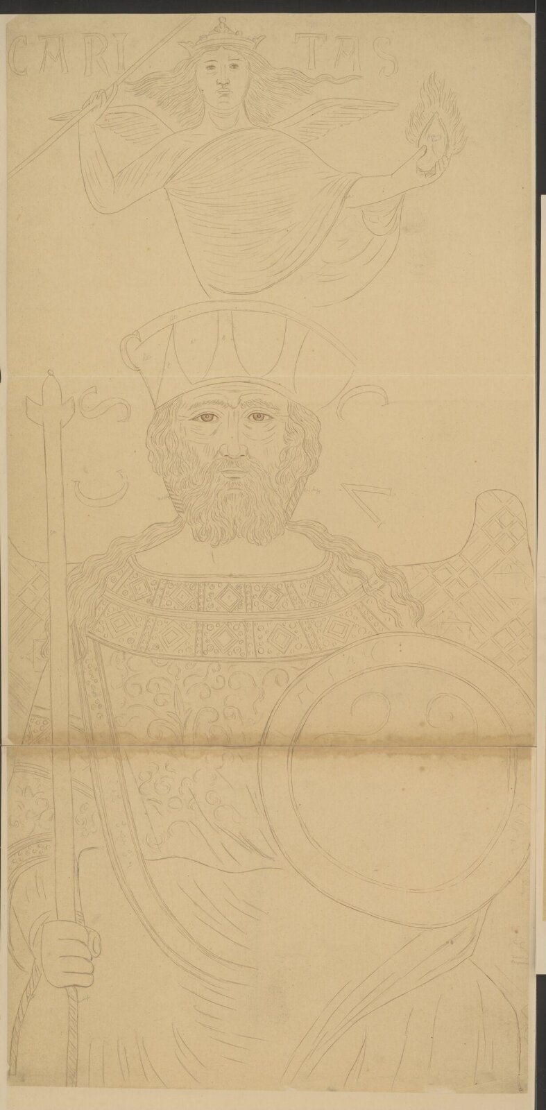 Drawing, Austen Henry Sir GCB Layard, c.1850