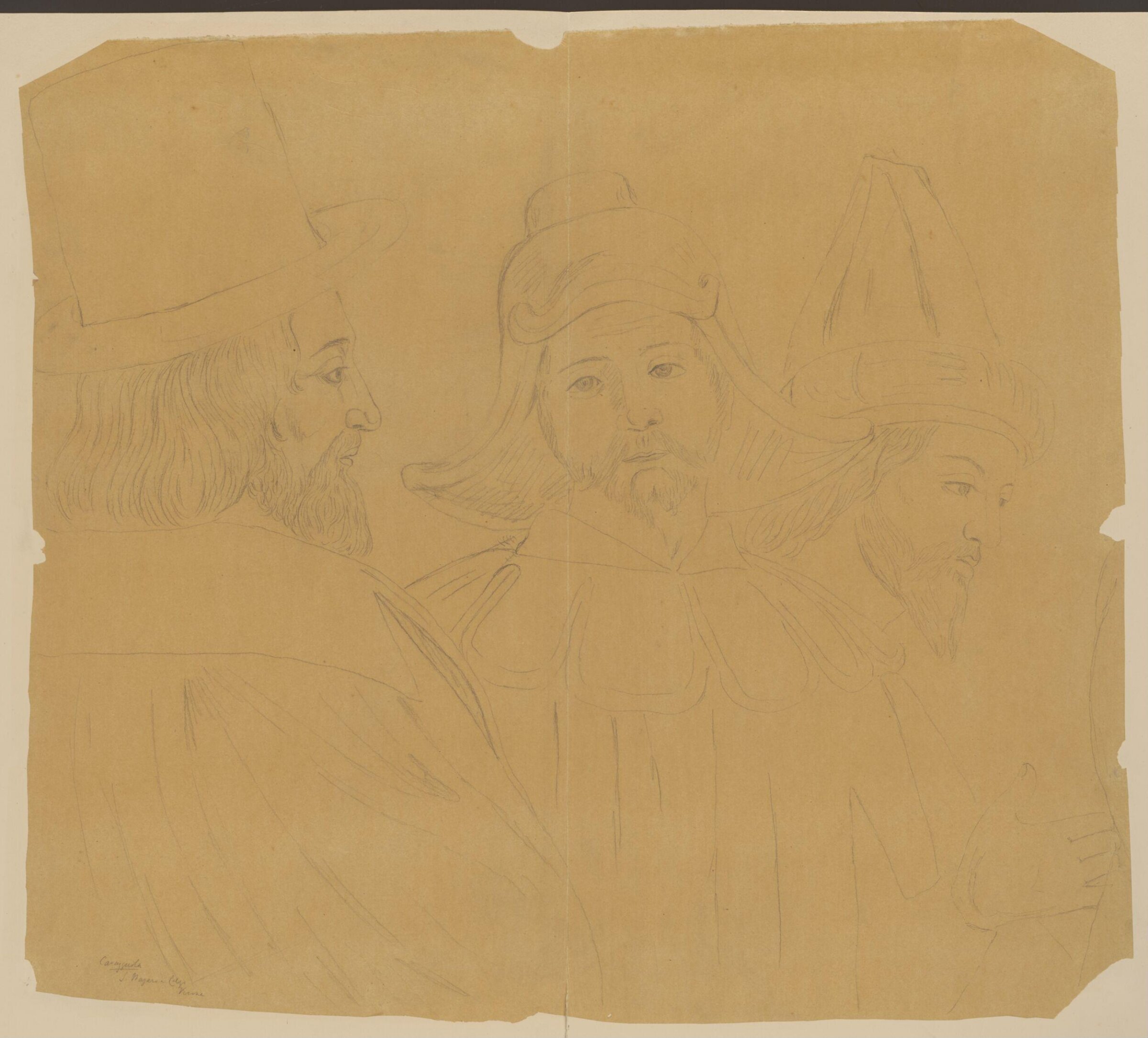 Drawing, Austen Henry Sir GCB Layard, c.1850