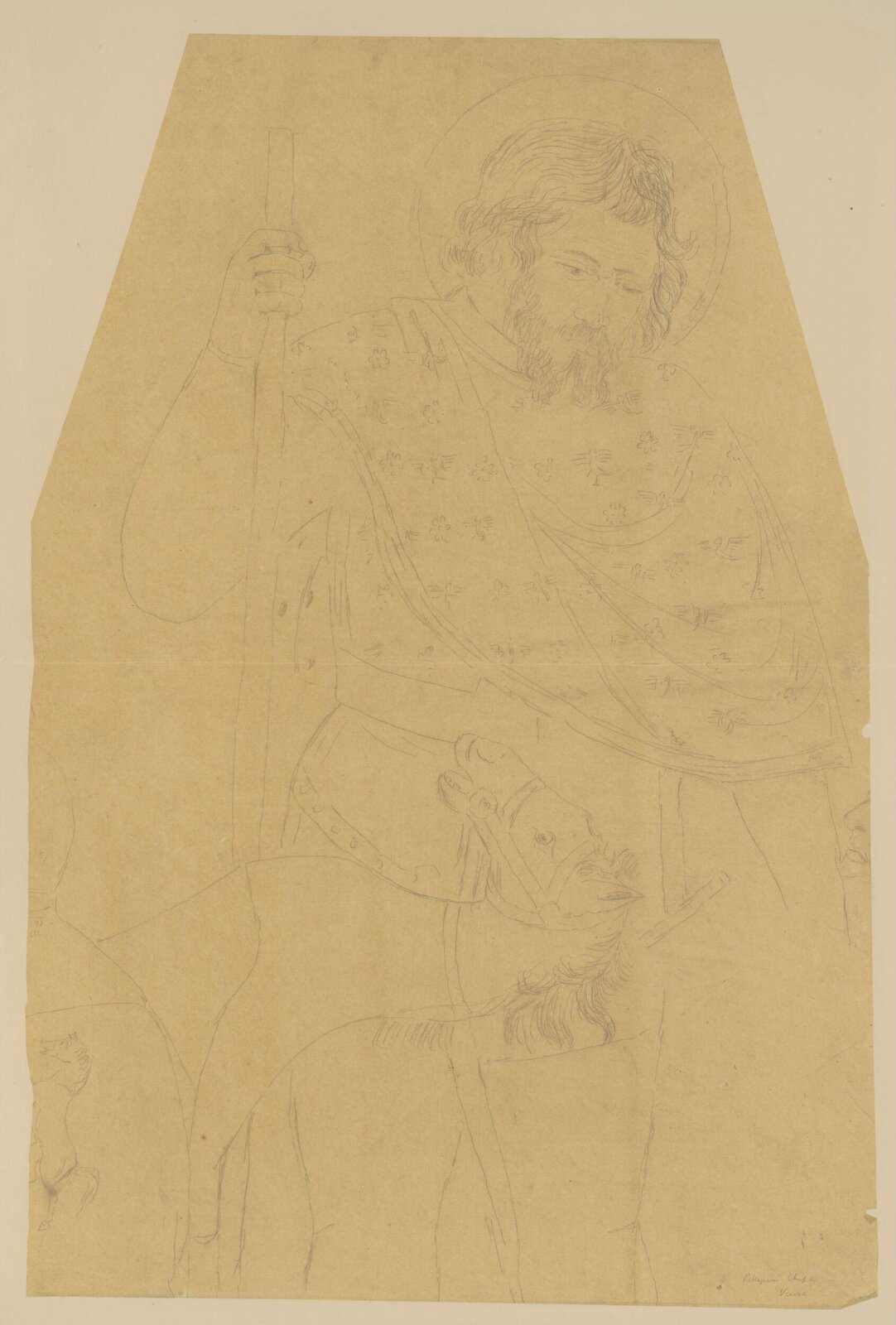 Drawing, Austen Henry Sir GCB Layard, c.1850
