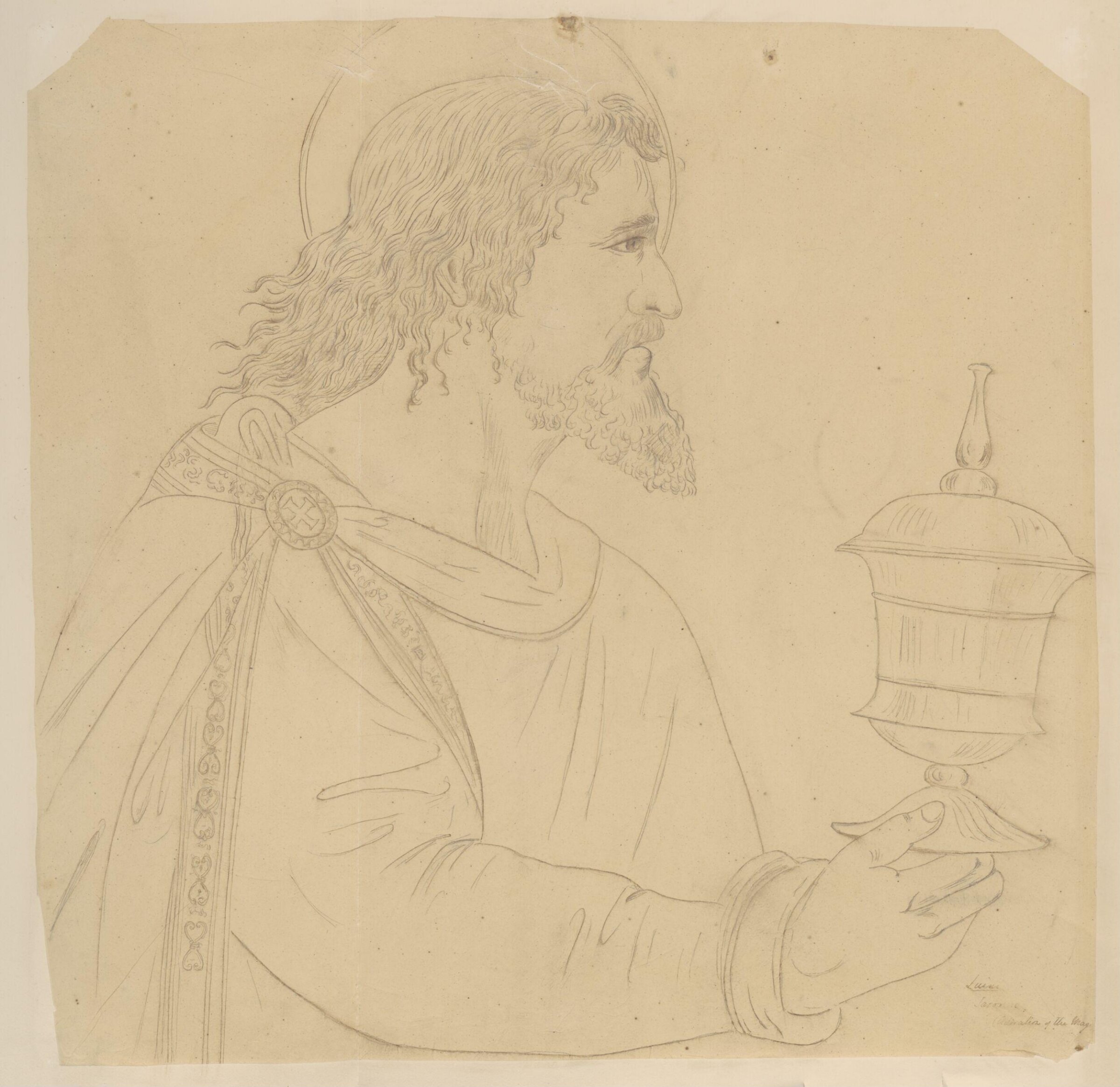 Drawing, Austen Henry Sir GCB Layard, c.1850