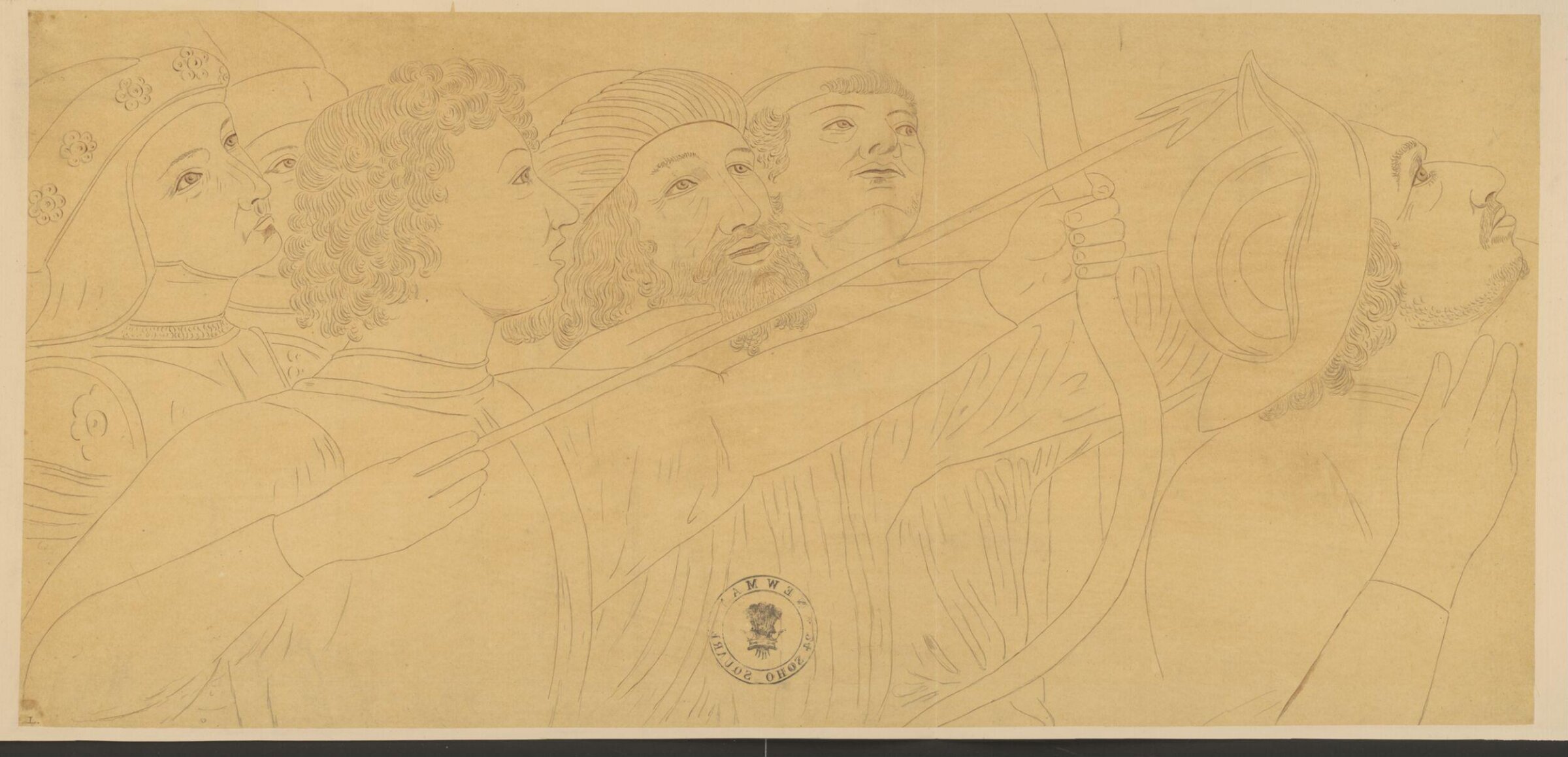 Drawing, Austen Henry Sir GCB Layard, c.1850