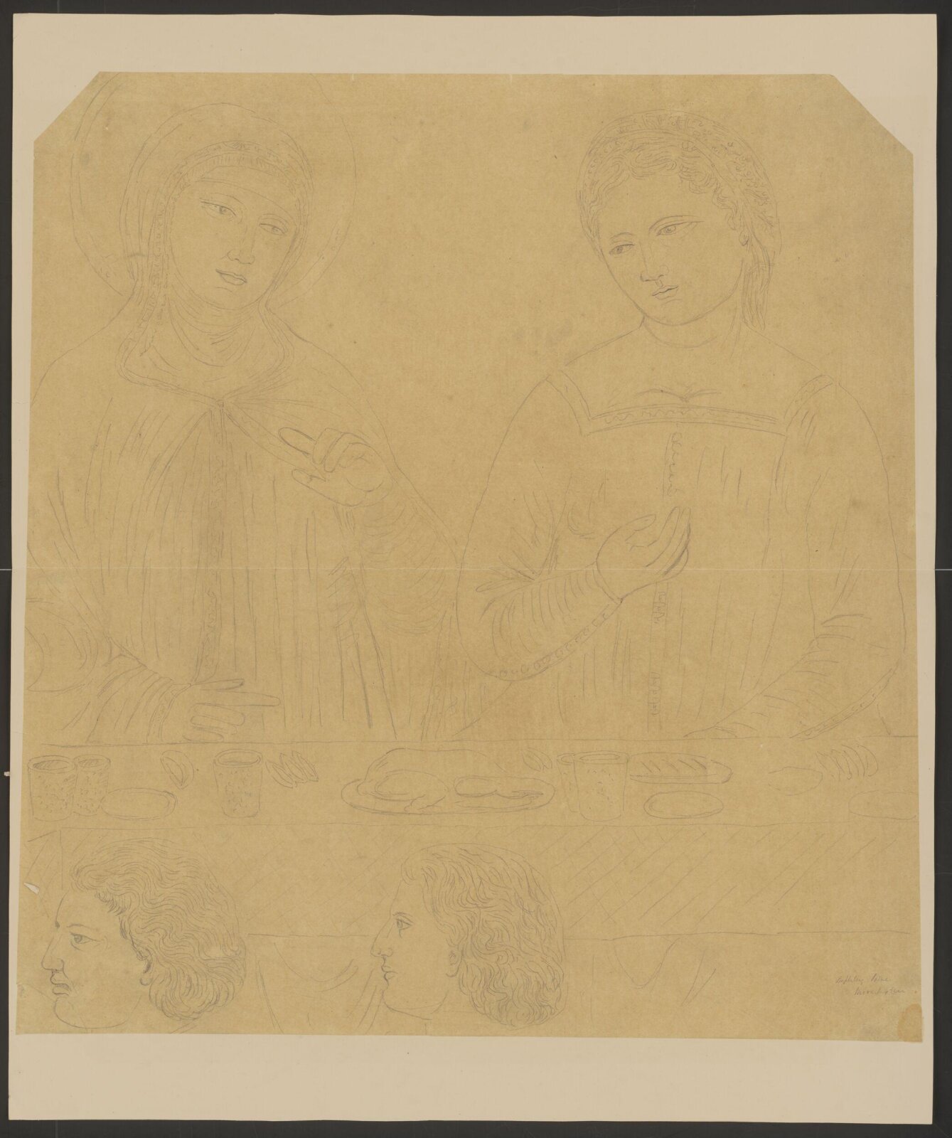 Drawing, Austen Henry GCB Layard, c.1850