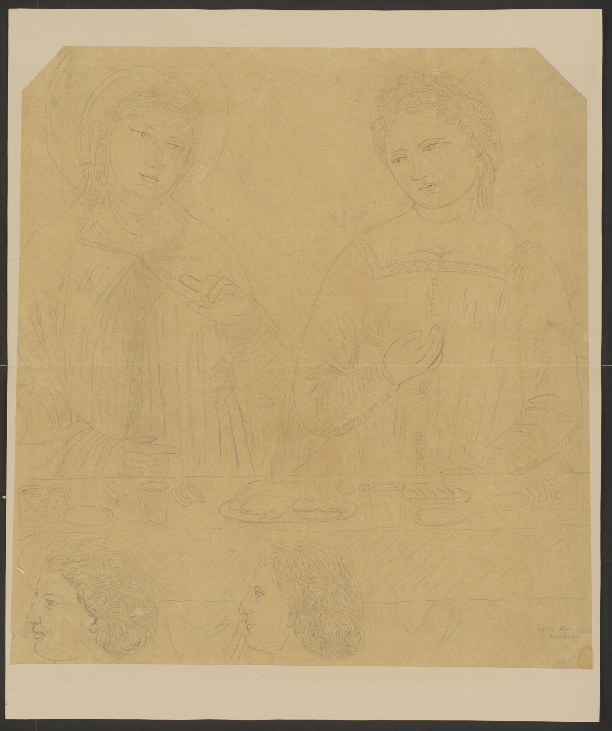 Drawing, Austen Henry GCB Layard, c.1850