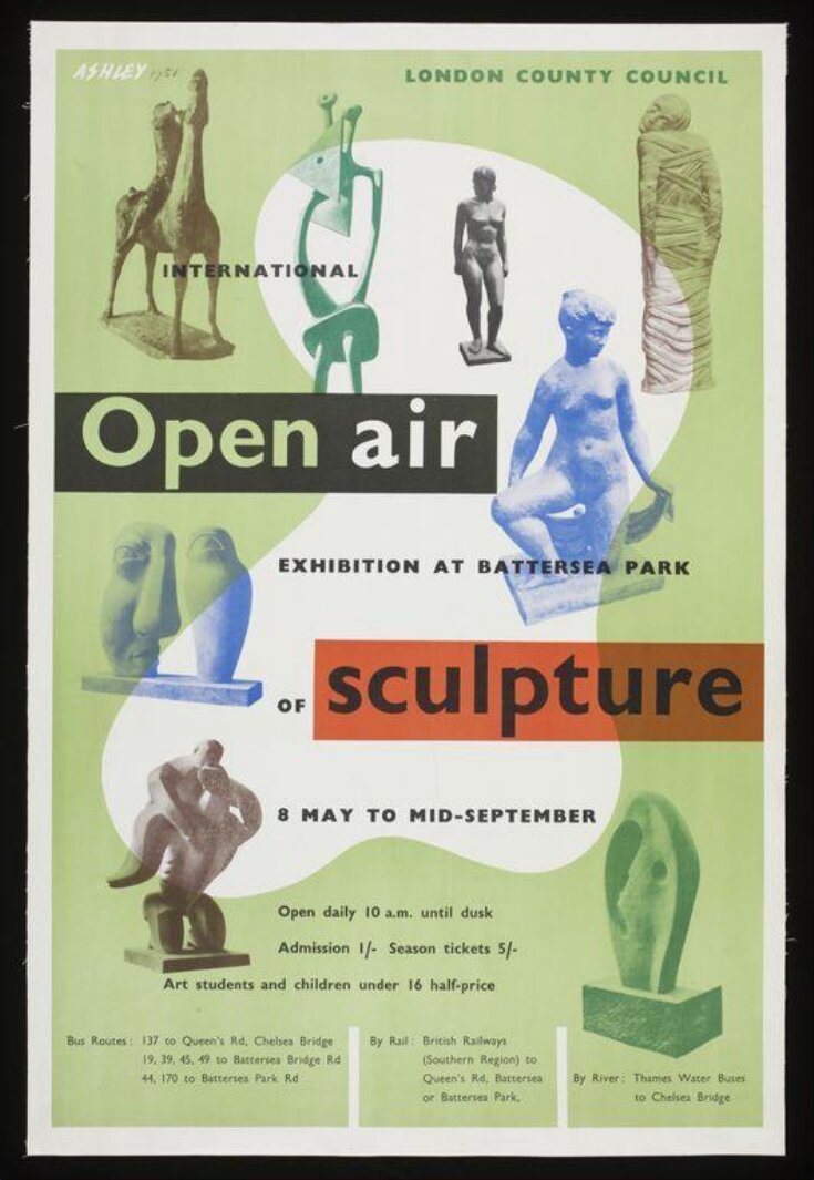 Open air exhibition at Battersea Park of sculpture top image