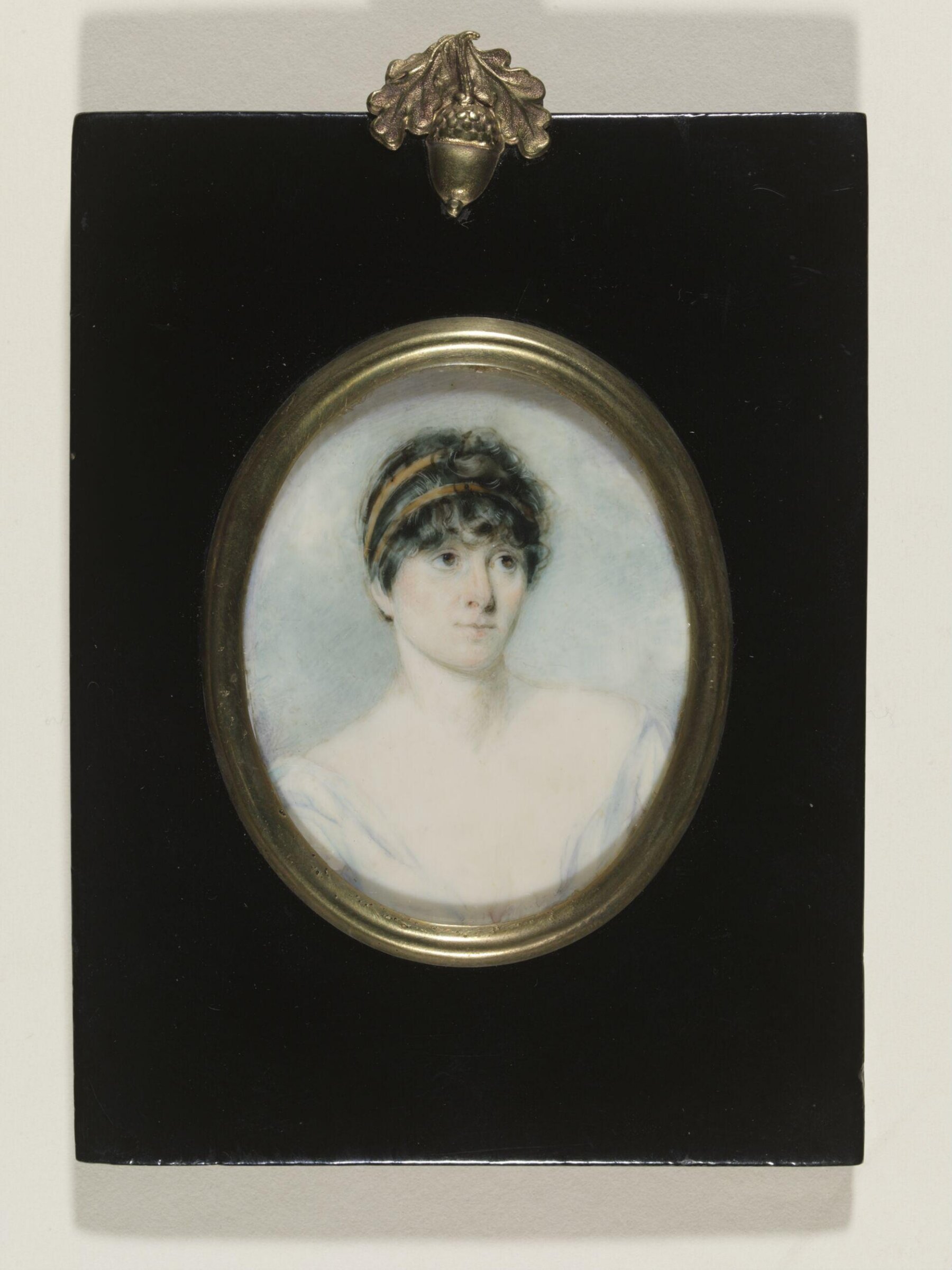 Miniature portrait of a young lady, Comerford, ca. 1800