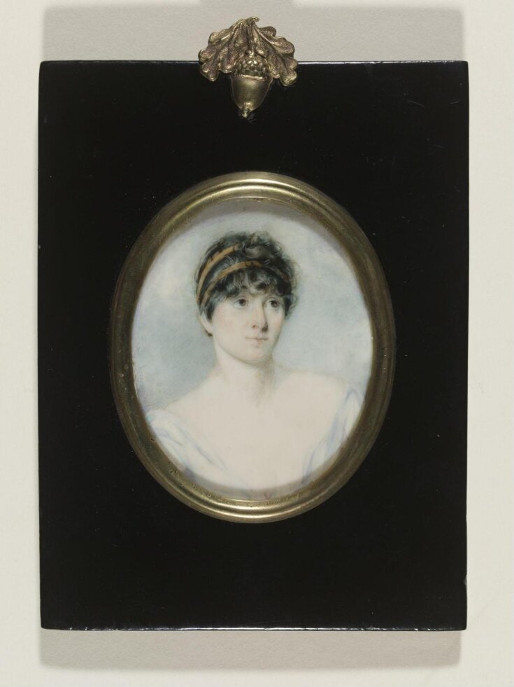 Miniature portrait of a young lady top image