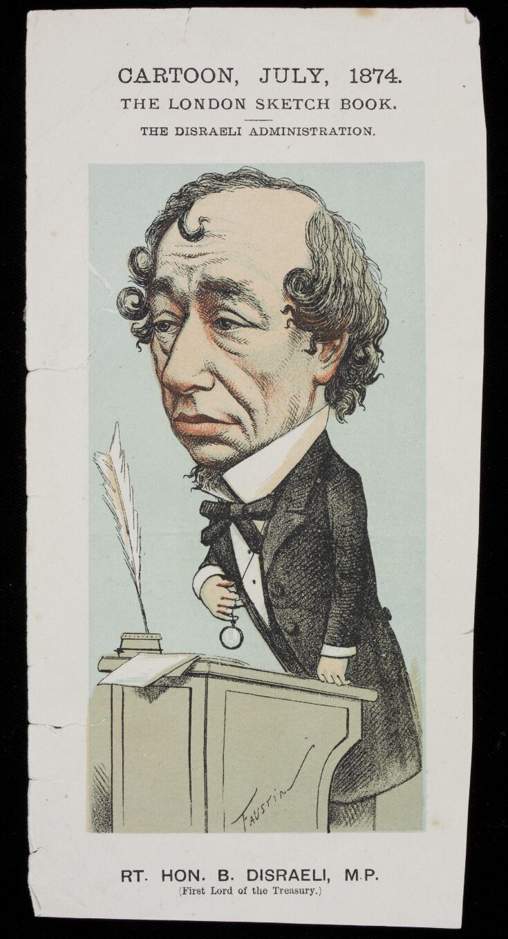 Rt. Hon. B. Disraeli. M.P. (First Lord of the Treasury) top image
