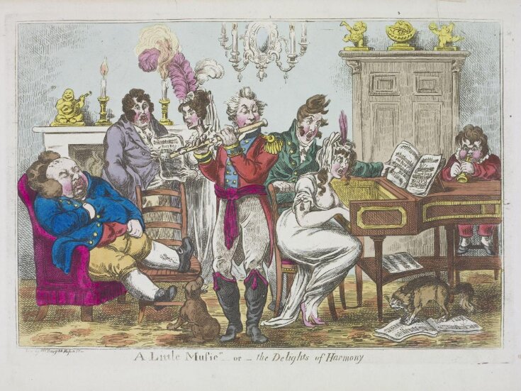 A Little Music -or- the Delights of Harmony | Gillray, James | V&A ...