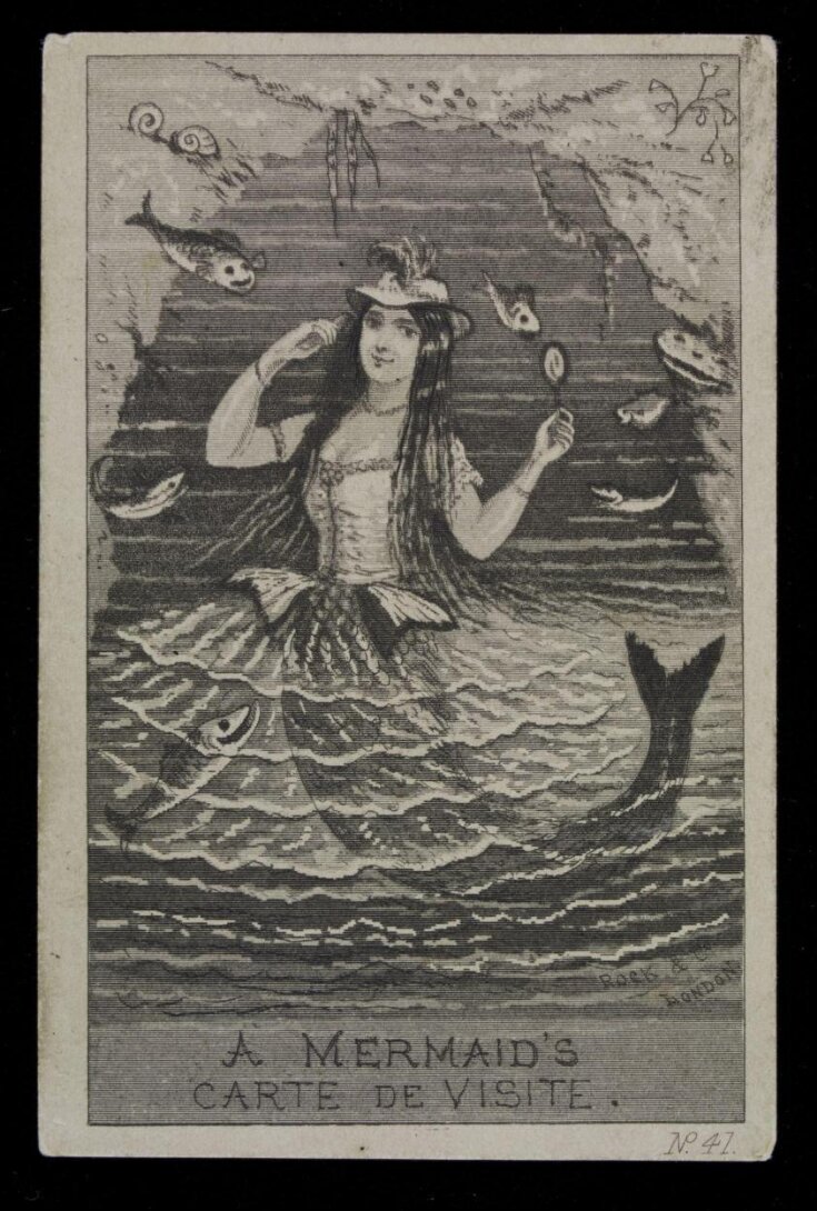 A Mermaid's Carte de Visite image