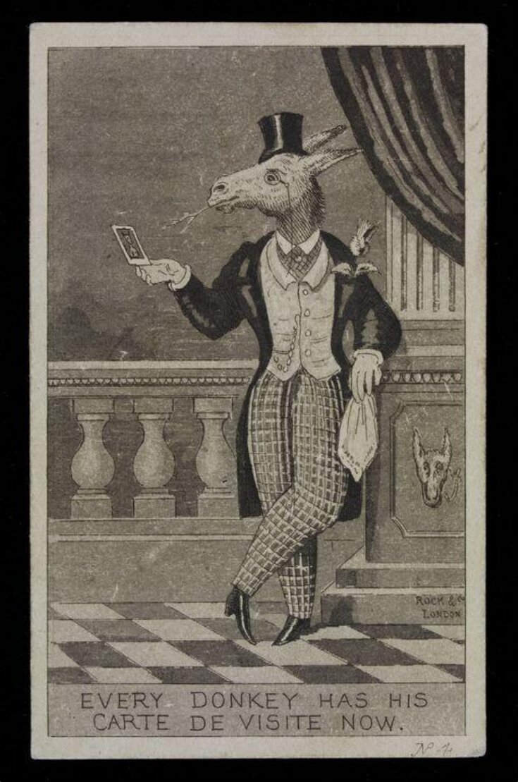 Every Donkey has his Carte de Visite now top image
