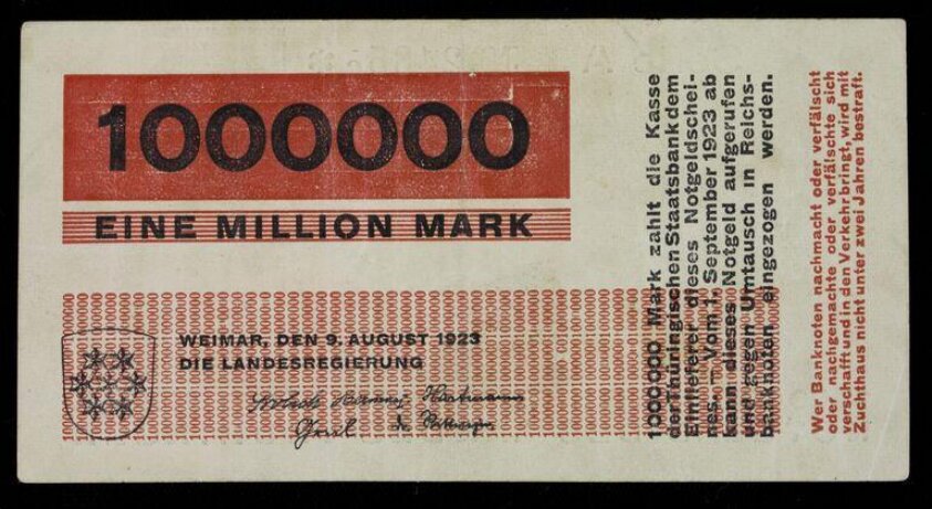 Banknote (1923) by Herbert Bayer