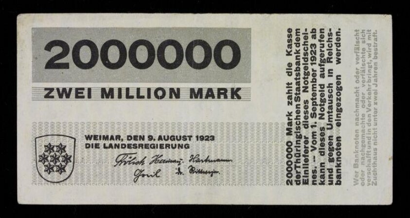 Banknote (1923) by Herbert Bayer