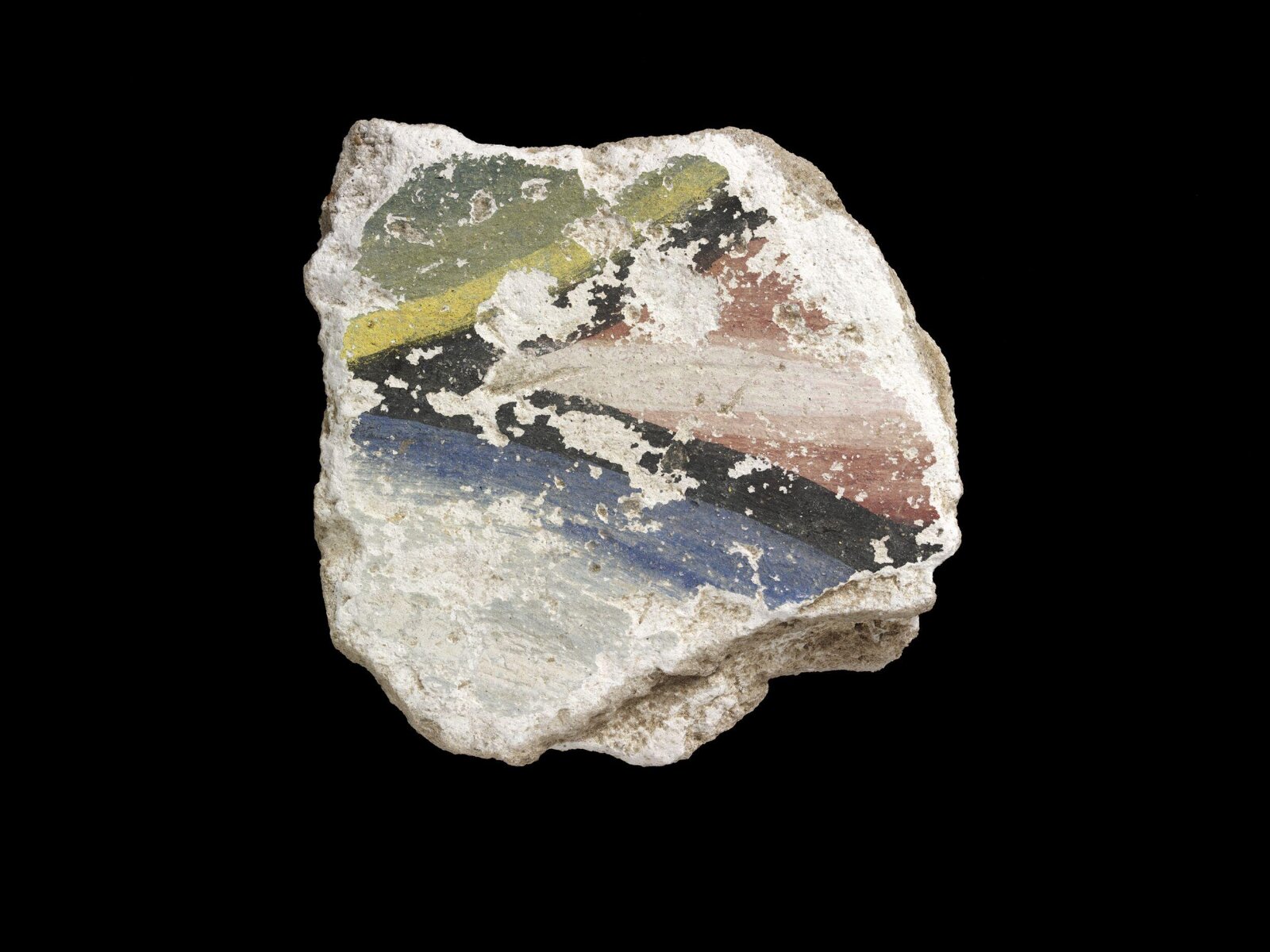Wall painting fragment, 836-900