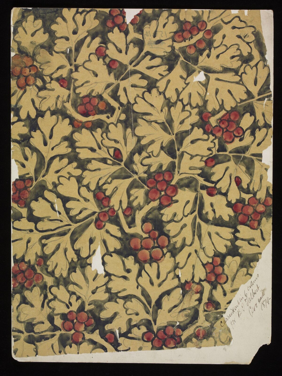 Watercolour drawing, George Charles Haité, 1879