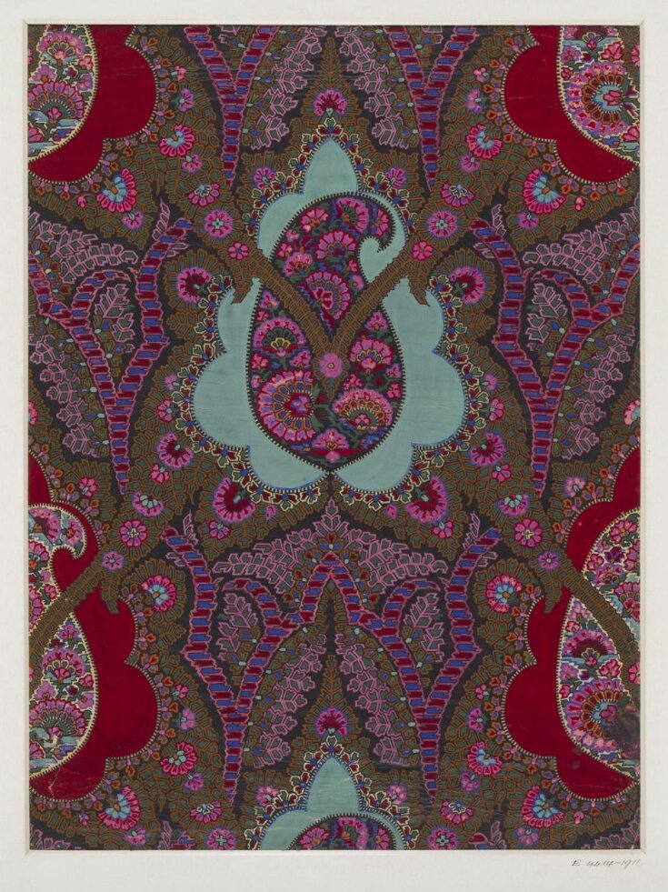 Design for a Paisley shawl top image