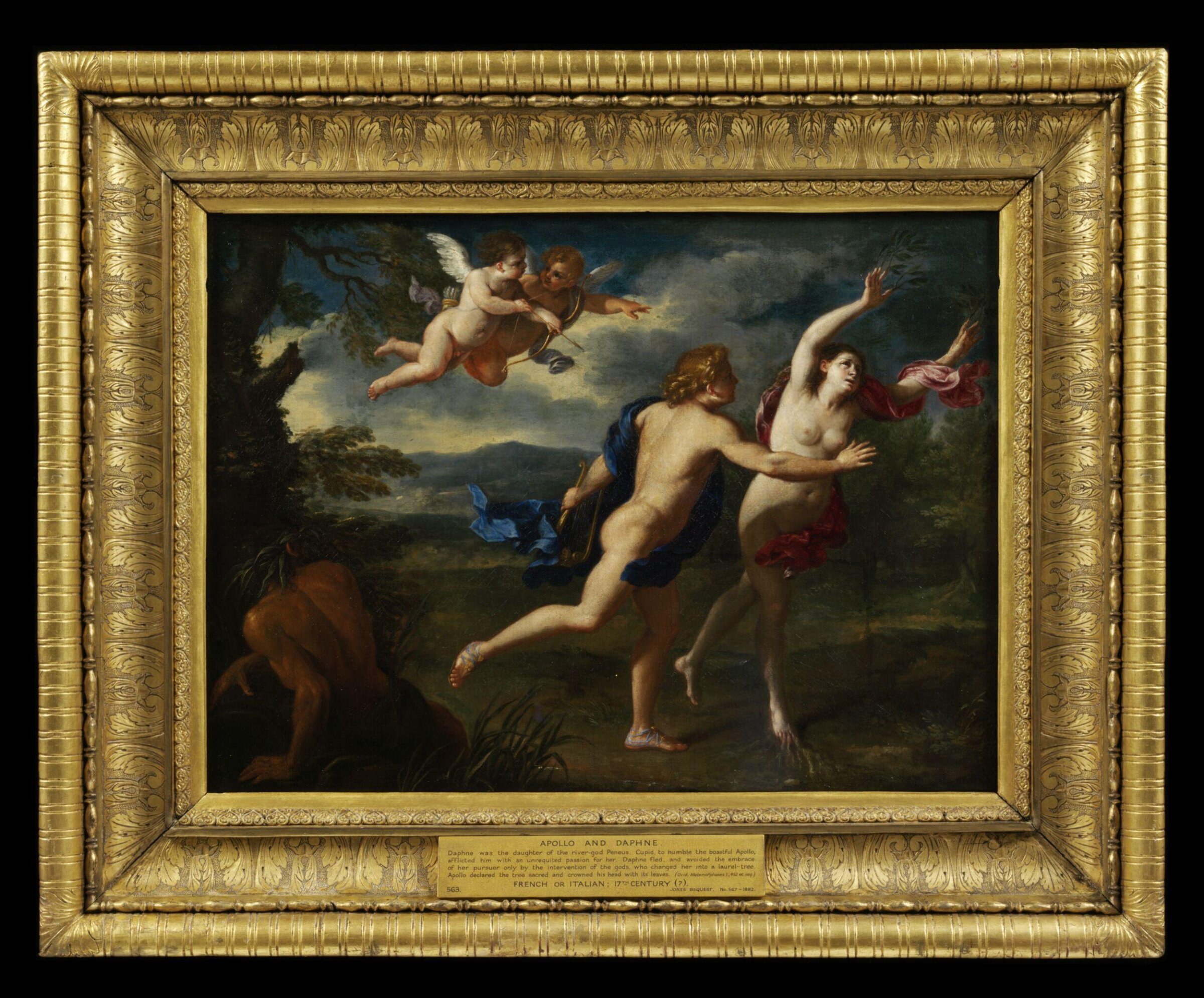 Apollo and Daphne, Carlo Maratti, late 17th century