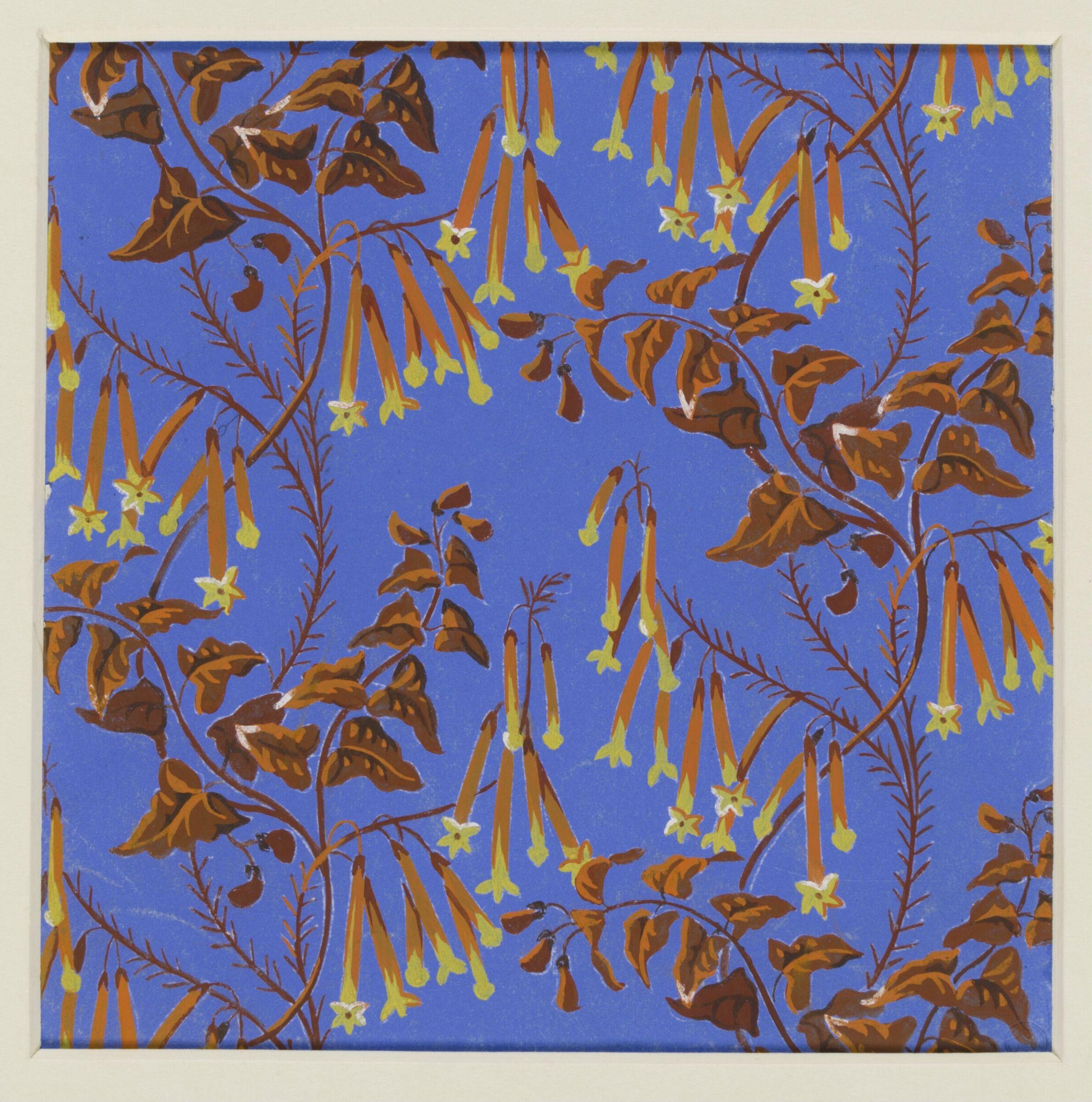 Fabric designs, Florence Collins, ca. 1851