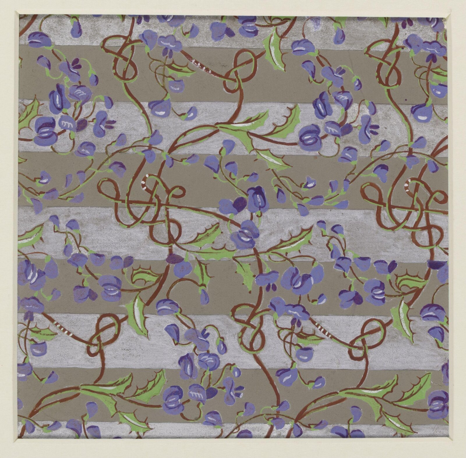Fabric designs, Florence Collins, ca. 1851