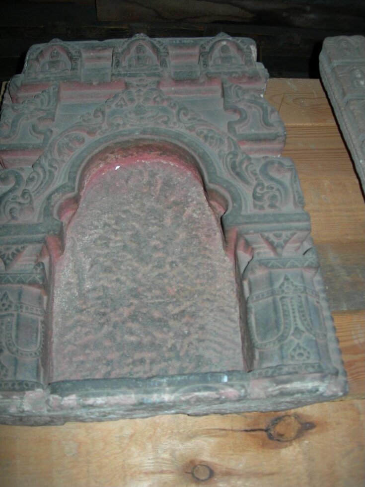 Relief panel - portion of stupa top image