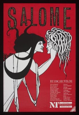 Poster advertising <i>Salome</i> at the Lyttelton Theatre, 1989