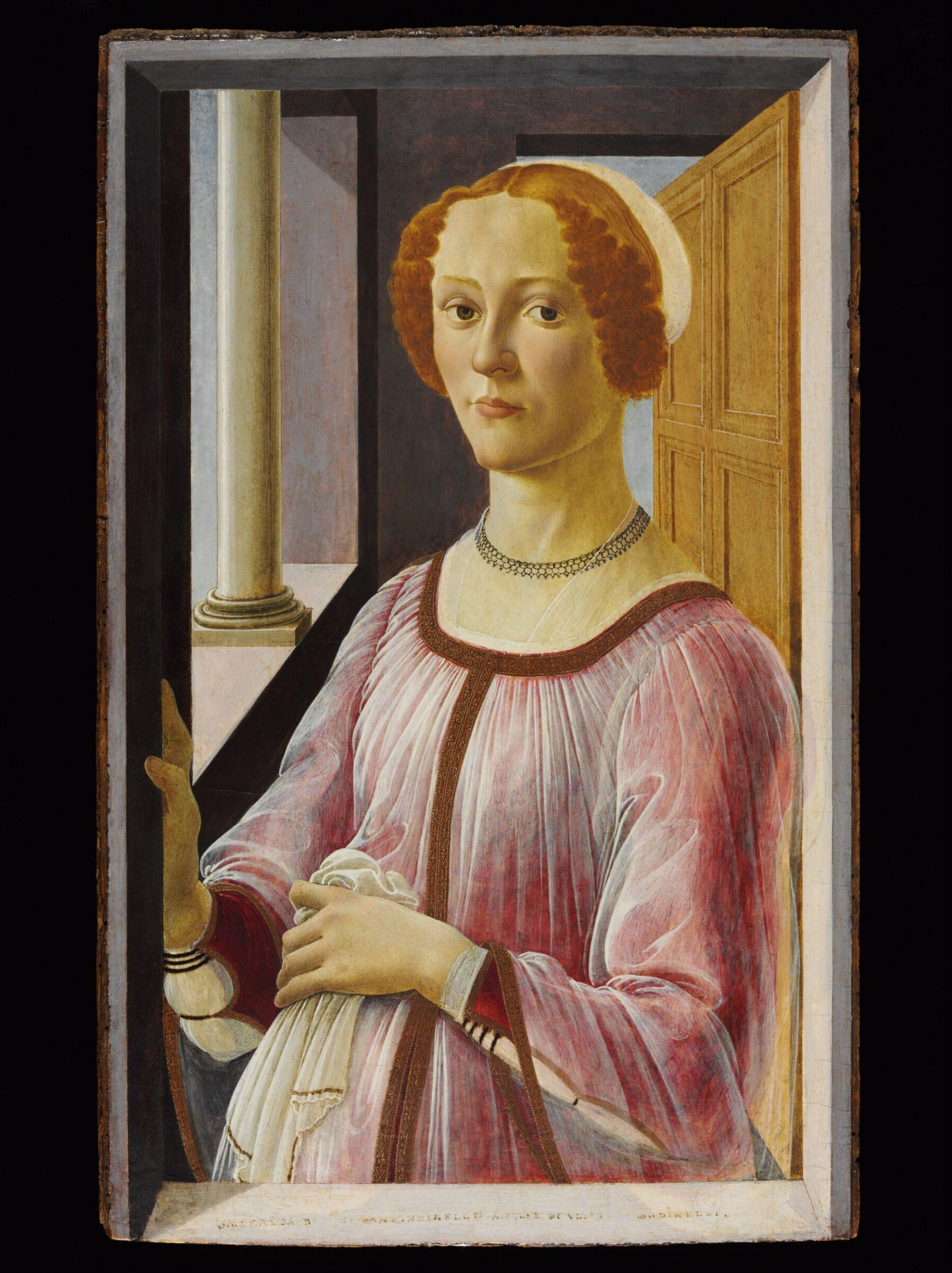 Portrait of a Lady known as Smeralda Bandinelli, Sandro Botticelli, 1470-1480