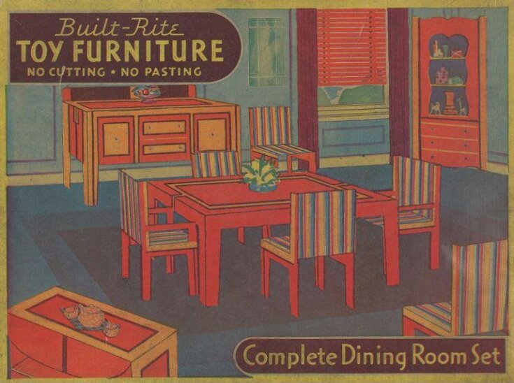 Built-Rite Toy Furniture: Complete Dining Room Set top image