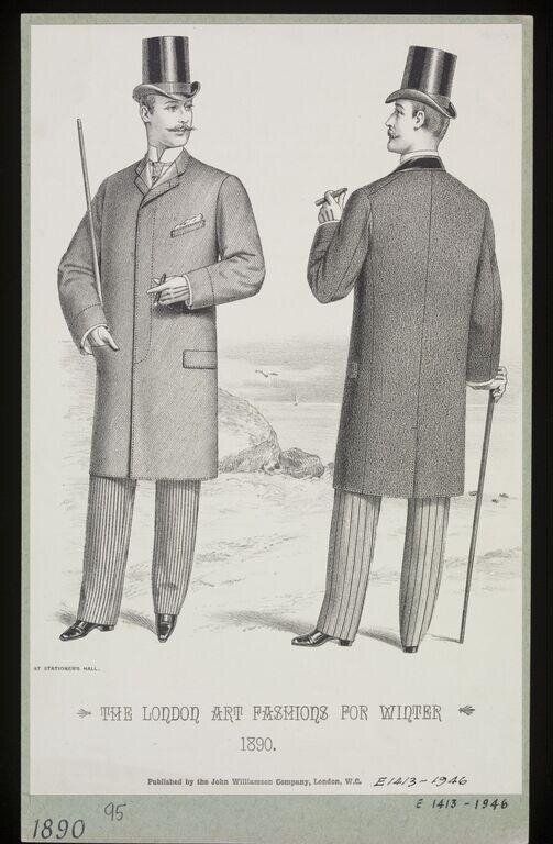 The London Art Fashions For Winter 1890