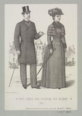 The London Art Fashions For Winter 1890