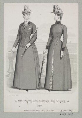 The London Art Fashions For Winter 1890