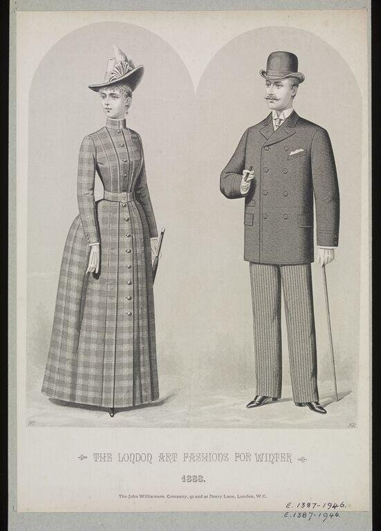 The London Art Fashions For Winter 1888