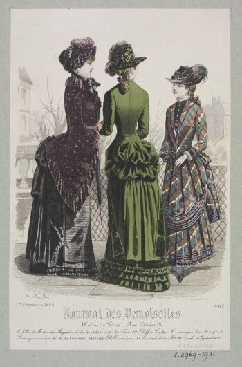 絵画 Le Journal des Dames et des Demoiselles Fashion Prints from Journal Des Dames et Des Demoiselles