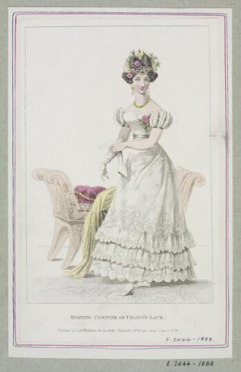 Evening Costume of Urling's Lace