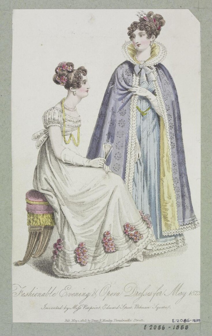 Fashionable Evening & Opera Dresses for May 1825 top image