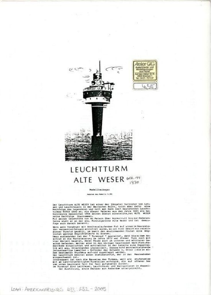Leuchtturm Alte Weser image