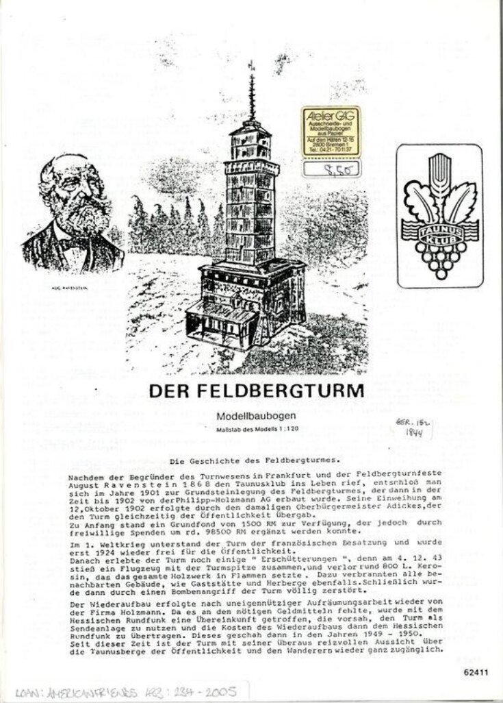 Der Feldbergturm image