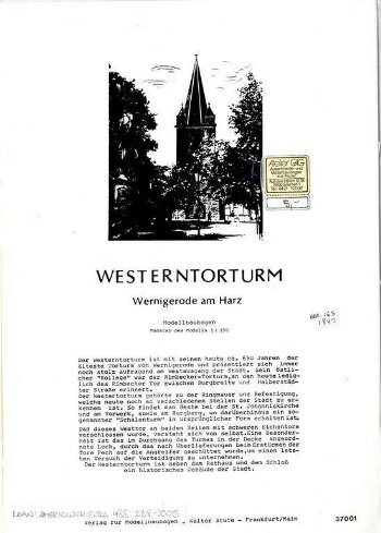 Westerntoturm