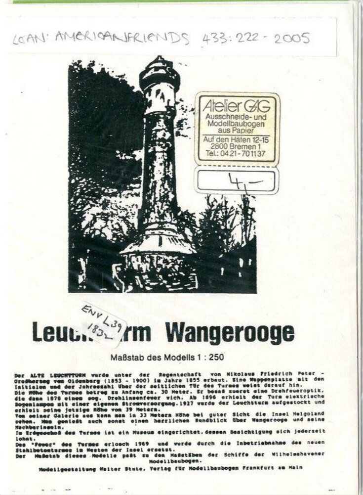 Leuchtturm Wangerooge top image