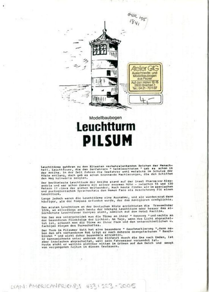 Leuchtturm Pilsum image