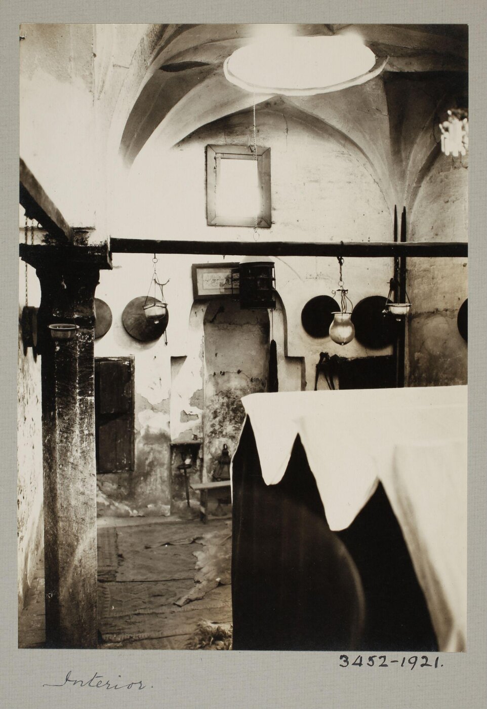 K.A.C. Creswell, Interior of the tomb of Shaykh Sinan, Cairo