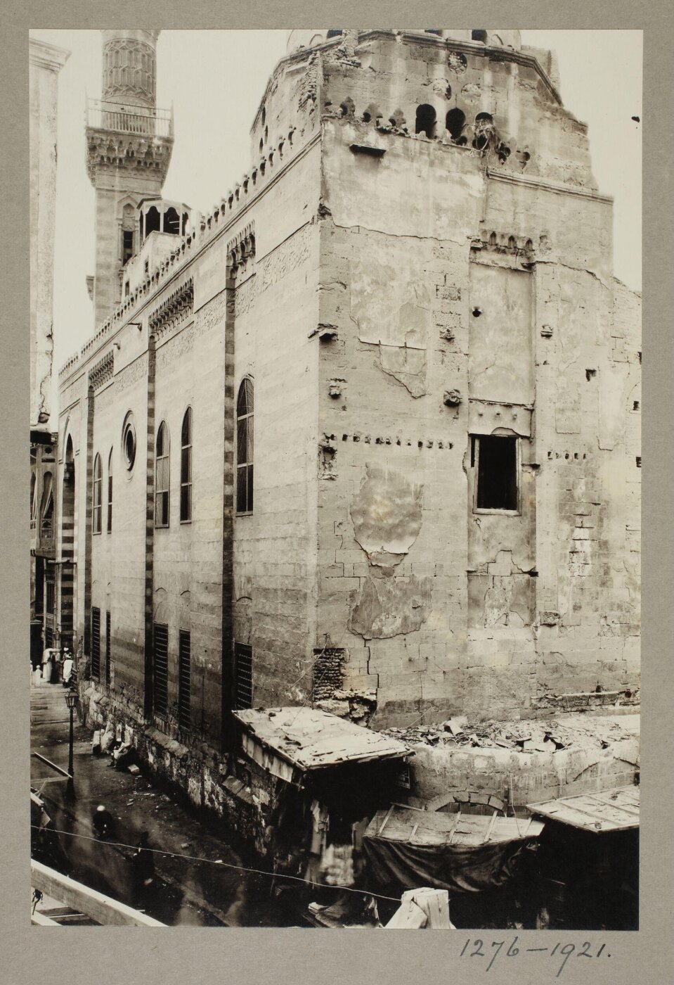 K.A.C. Creswell, East angle of the funerary complex of Mamluk Sultan al-Ashraf Barsbay (al-Ashrafiyya), Cairo