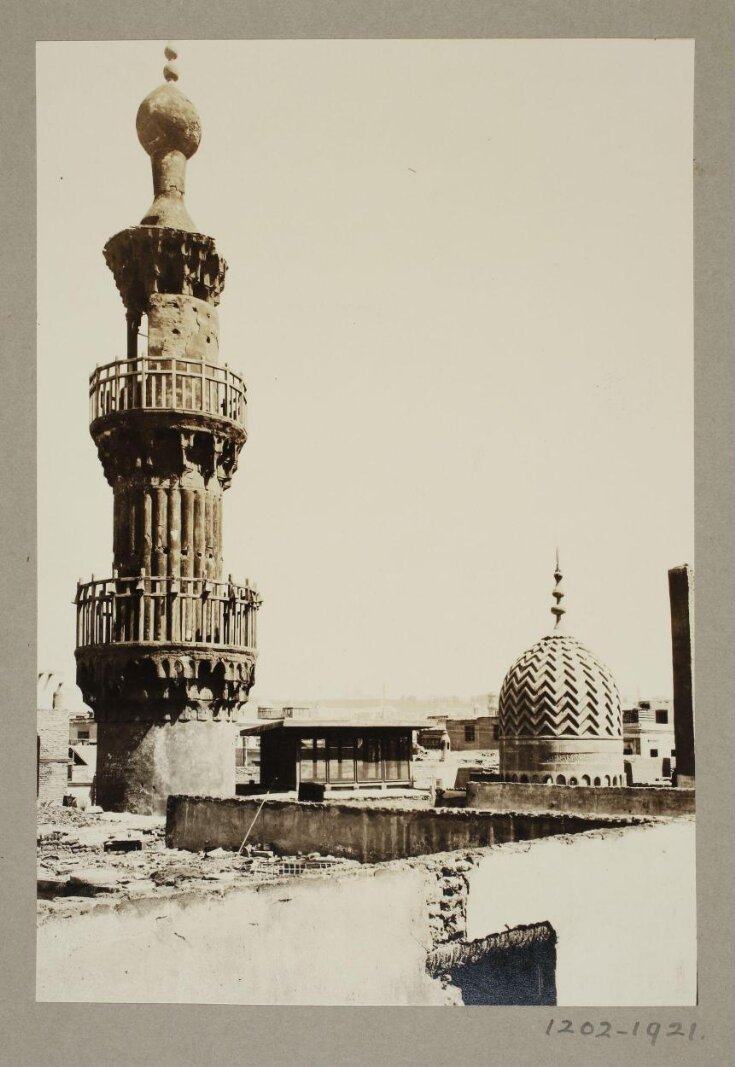 Minaret of the mosque of Mamluk Amir Mahmud al-Kurdi, Cairo top image