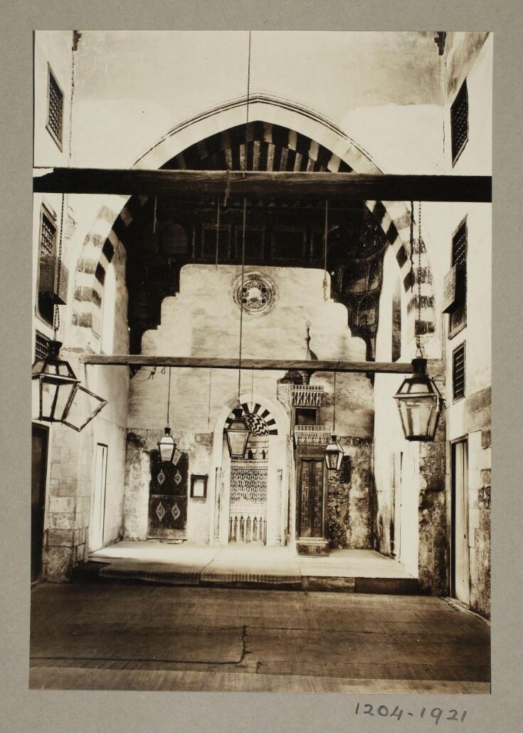 Qibla iwan of the mosque of Mamluk Amir Mahmud al-Kurdi, Cairo top image