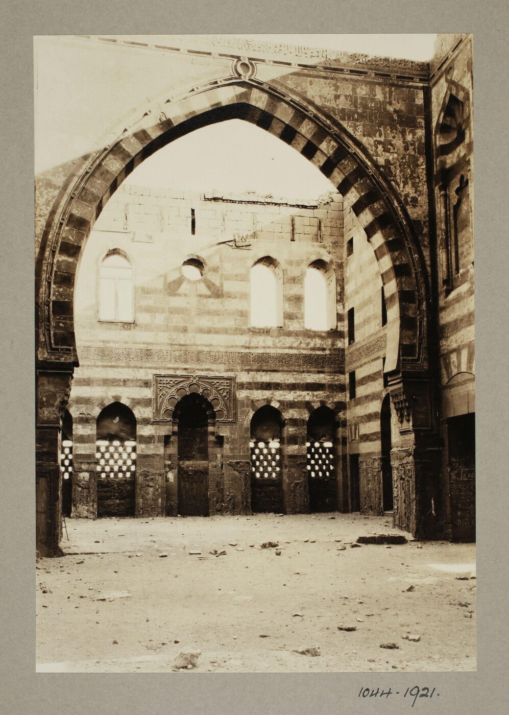 K.A.C. Creswell, Qibla iwan at the funerary complex of Mamluk Sultan al-Ashraf Inal, Cairo