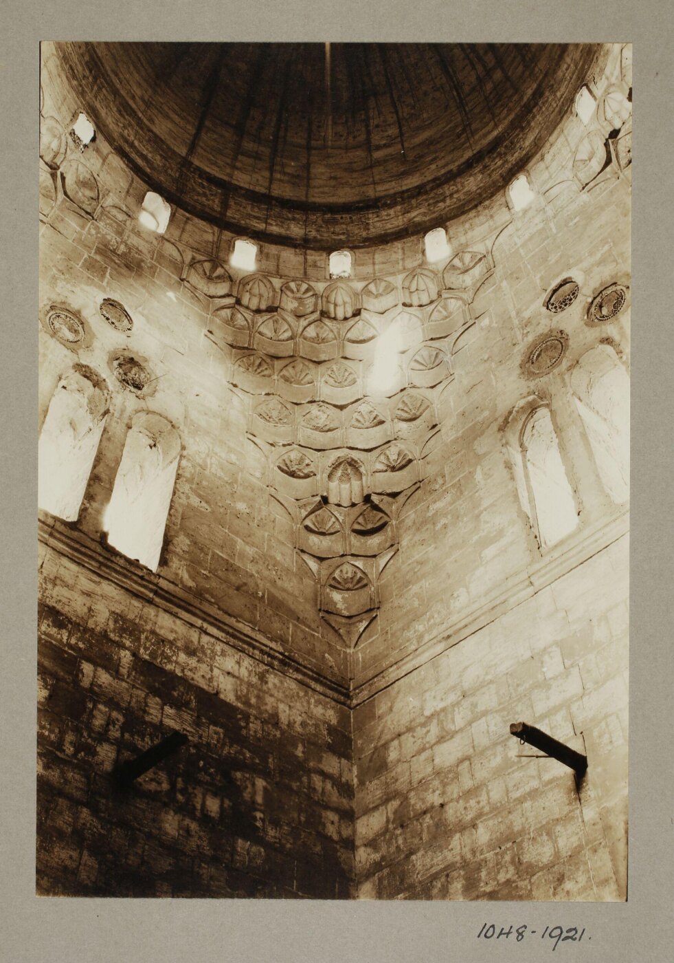 K.A.C. Creswell, Pendentive of mausoleum in the funerary complex of Mamluk Sultan al-Ashraf Inal, Cairo