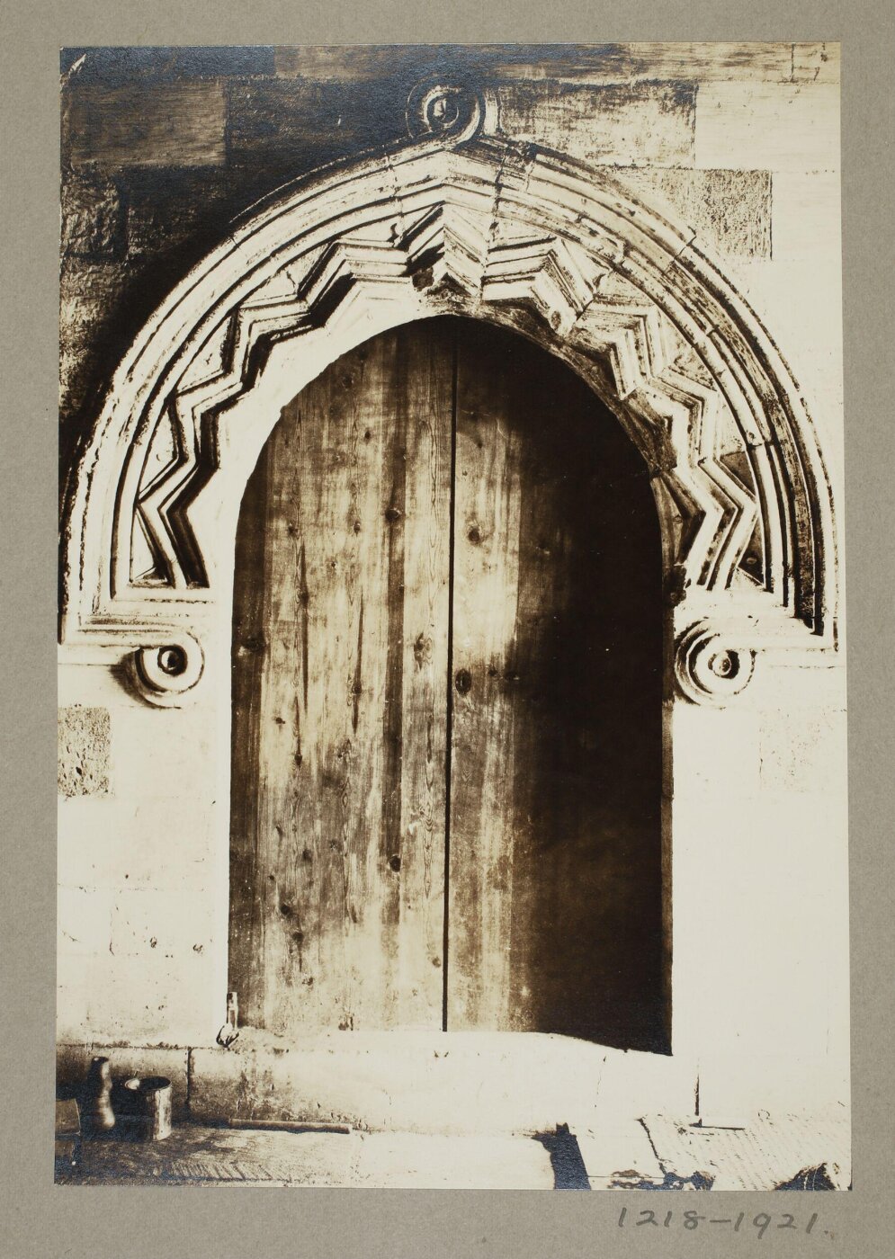 K.A.C. Creswell, Door in vestibule in the madrasa of Jamal al-Din al-Ustadar, Cairo