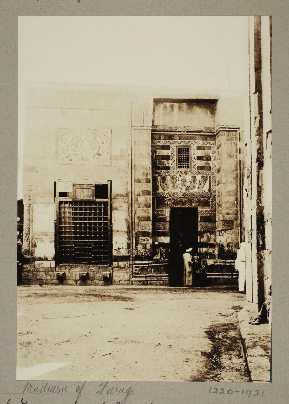 K.A.C. Creswell, North façade of the zawiya and sabil of Mamluk Sultan Faraj ibn Barquq, Cairo